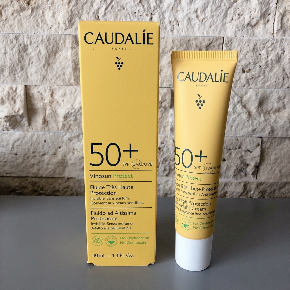 LAST ONE Caudalie Vinosun Protect 50+ SPF UVA UVB High Protection 40mL sunscreen